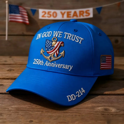 United States 250th Anniversary - In God We Trust Cap